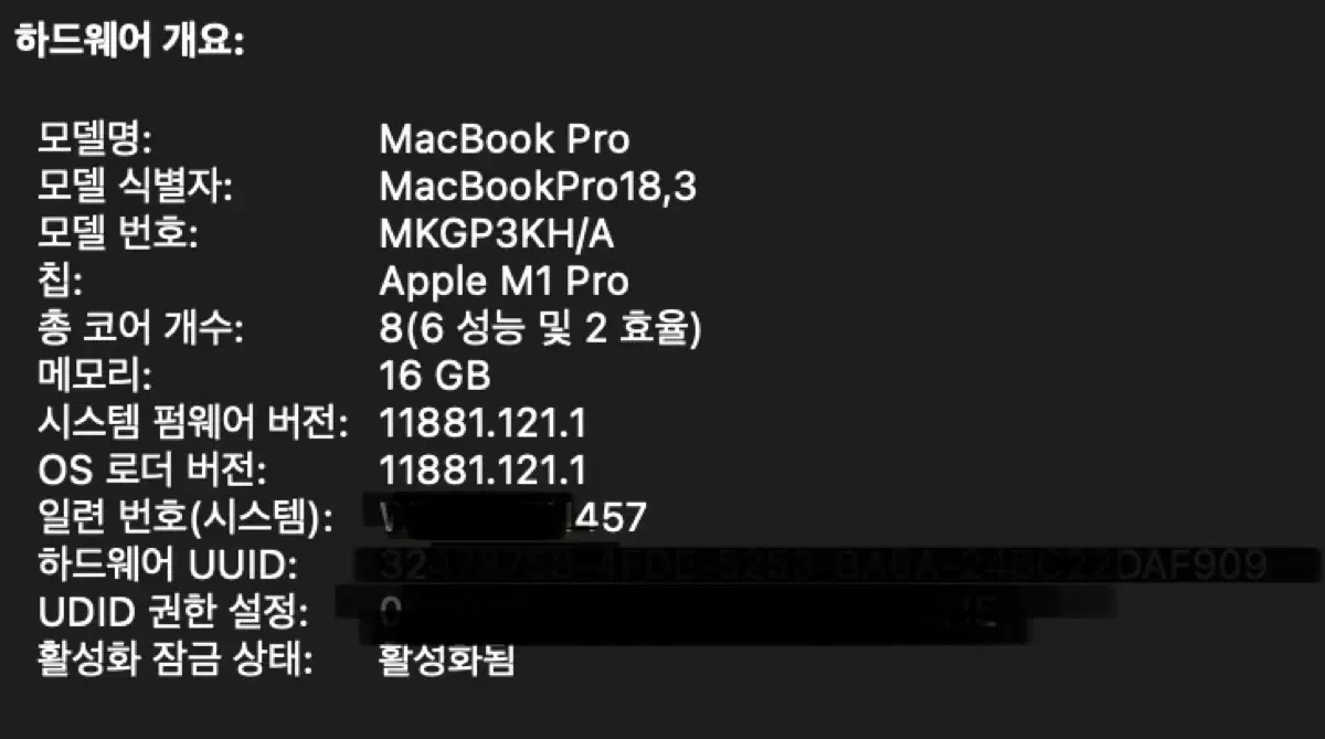 MacBook Pro 2021 14-inch M1 Pro