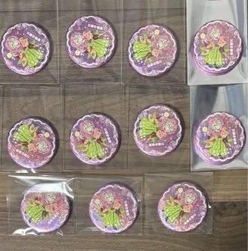 귀멸의 칼날 니지겐노모리 네온 캔뱃지 칸로지 미츠리 11개
