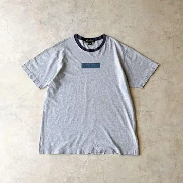 90년대 USA제 Eddie Bauer 박스 로고 링거 티셔츠 구제 의류