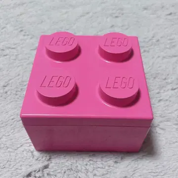 레고 핑크 블록형 수납 박스