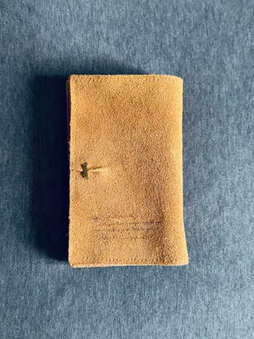 Yoda Hidemi 고서적의 양피지 같은 두겹 접이식 지갑