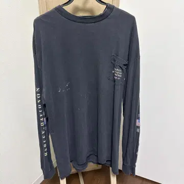 HARLEY-DAVIDSON 긴팔 티셔츠 2XL 다크 그레이