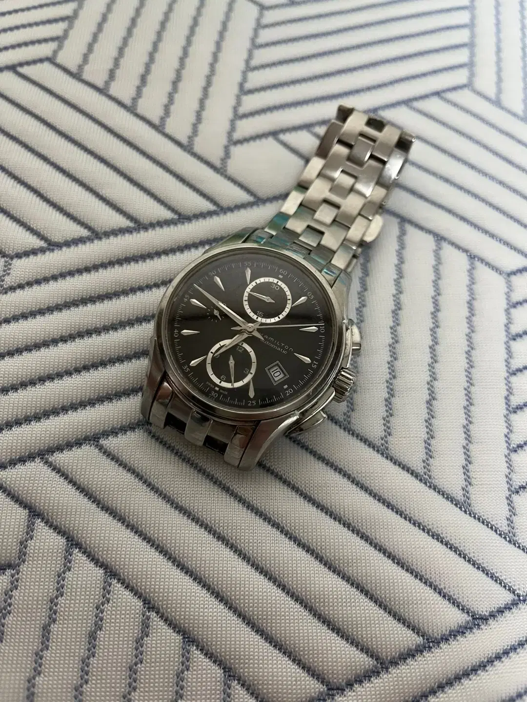 해밀턴 Hamilton 재즈마스터 오토 크로노 42MM H326160