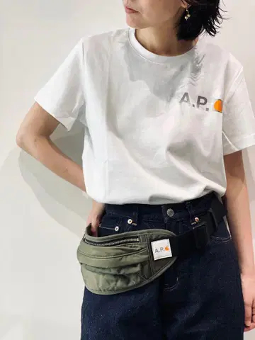 아페쎄 CARHARTT WIP 콜라보 티셔츠 S 화이트