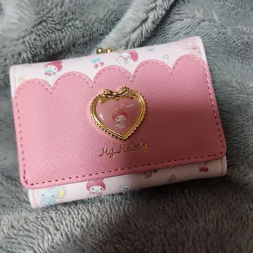 마이멜로디 지갑 핑크