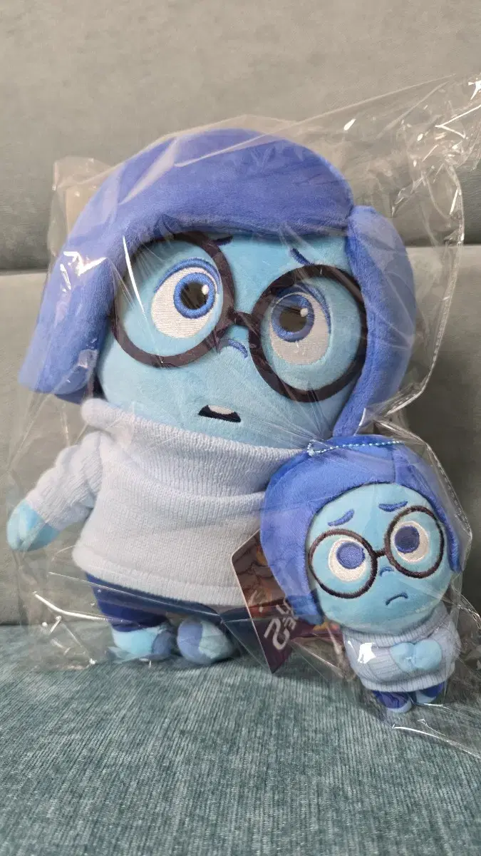 Inside Out 2 Sadness Medium Doll & Key Ring
