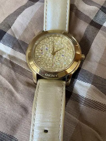 DKNY 도나 카란 뉴욕 손목시계 NY8435 가죽 벨트 여성용