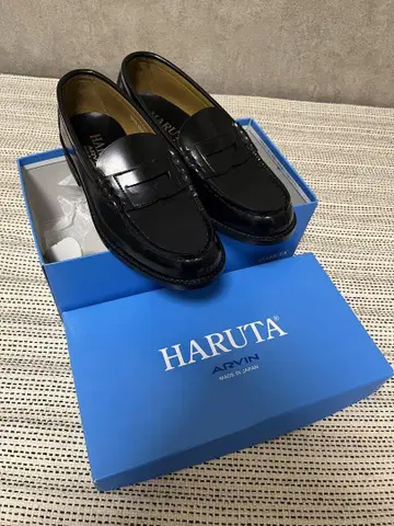 HARUTA 하루타 로퍼 6550 트래디셔널 3E 인조 가죽 남성용 신발