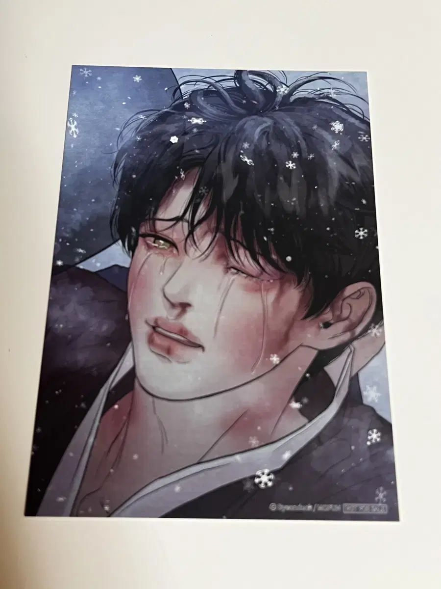 야화첩 백나겸 모펀 엽서 특전