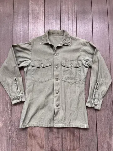 US ARMY 유틸리티 셔츠 OG107 1970's