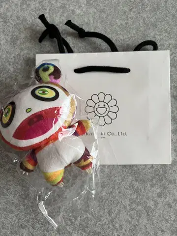 무라카미 다카시 카이카이키키 아기 팬더 봉제 인형 키체인