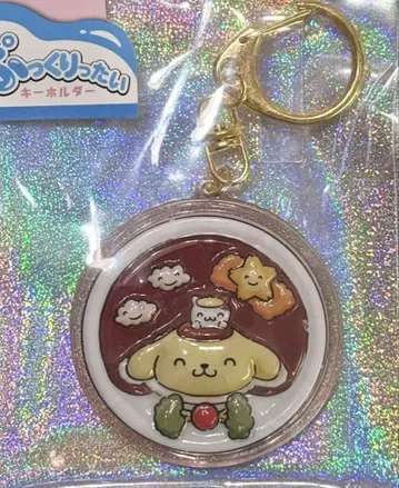 퓨로랜드 푹신푹신 키링 폼폼푸딩 머핀 카레