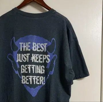 90s 00s 블루 데빌 빈티지 길단 USA XL 티셔츠