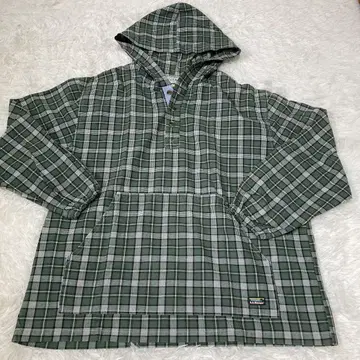 90s LLBean 코튼 자켓 체크 무늬 USA제