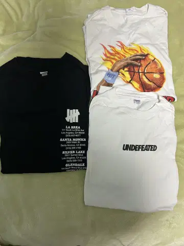 UNDEFEATED 티셔츠 세트