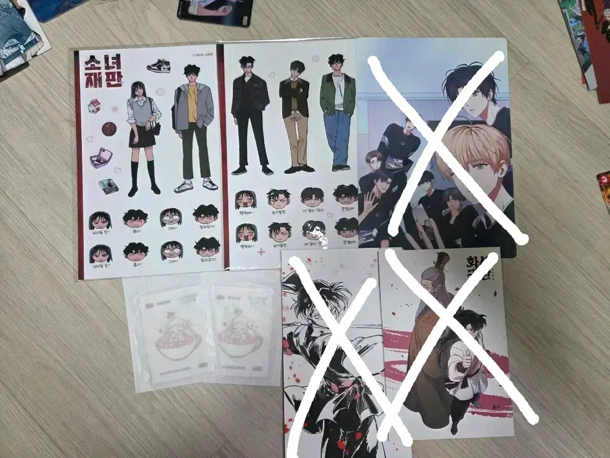 [50% Discount] Webtoon Comic Book First Edition Goods Debut or Die, Girl's Trial, Return of the Mount Hua Sect, etc.