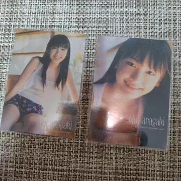 아라가키 유이 한정 트레이딩 카드 2장 세트