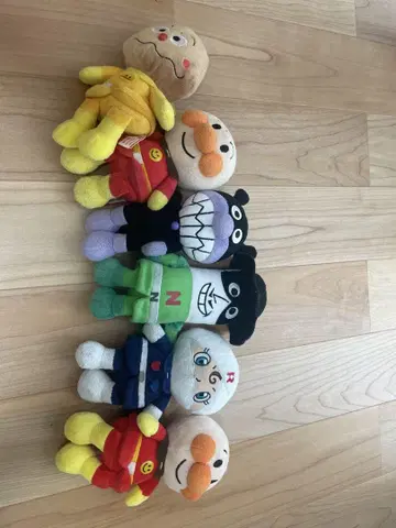 호빵맨 봉제 인형 8종 세트