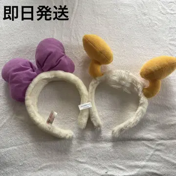 머리띠 디즈니 데이지 도날드 리본 발 세트 팔루자
