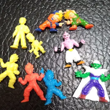 드래곤볼 피규어 9종 세트 근육맨 지우개