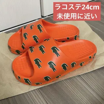 라코스테 샌들 24cm 오렌지