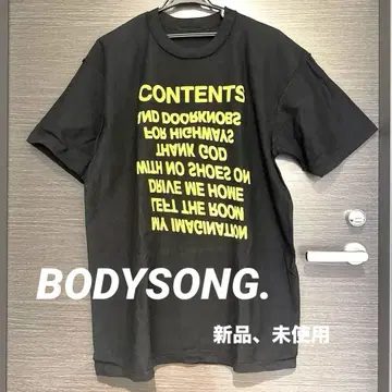BODYSONG. 바디송 티셔츠 남성용/여성용