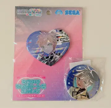 프로젝트 세카이 프로세카 CD 혜택 캔뱃지 거울음 렌 하트 캔뱃지