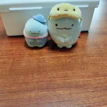유니클로 한정판 스미코구라시 토카게 봉제 인형 스카이블루 모자 토카게