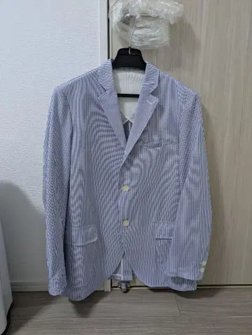 VAN JACKET 스트라이프 테일러드 자켓