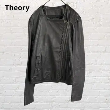 Theory 싱글 라이더 자켓 양가죽 램 가죽 블랙 S 새상품급