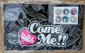 미개봉 케이온!! Come with Me!! 토트백 & 캔뱃지 세트