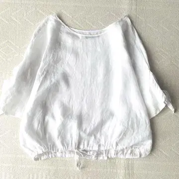 어반 리서치 린넨 100% 블라우스 루즈핏 린넨