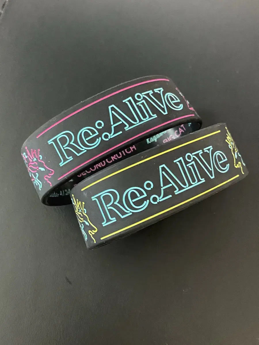 Alia 고무팔찌 re alive 밴드
