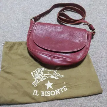 IL BISONTE 버건디 숄더백