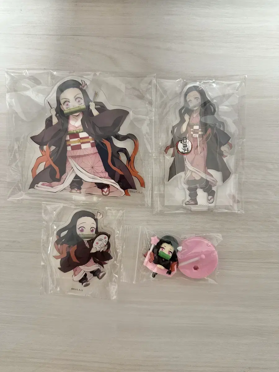 귀멸 귀칼 유포테이블 카마도 네즈코 아크릴 스탠드 가챠