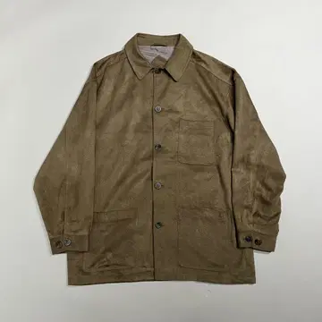 PRONTO-UOMO 가짜 스웨이드 셔츠 재킷