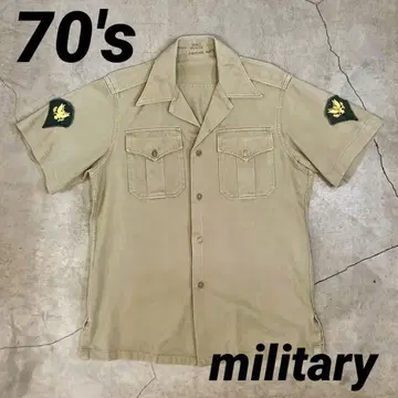 70년대 빈티지 밀리터리 셔츠 military ARMY 군복