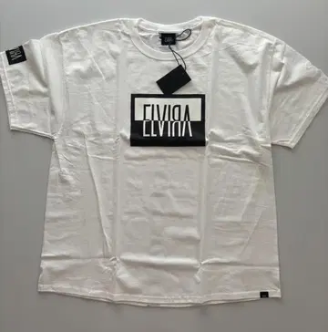 엘비라 리버설 박스 티셔츠 화이트