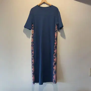 이바나 헬싱키 Ivana Helsinki 이종 소재 롱 원피스