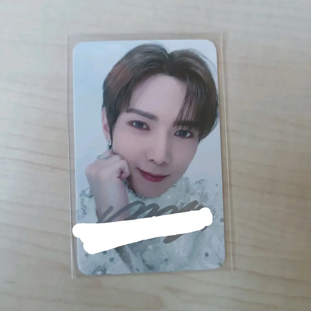 Ateez towards the light yeosang sign poca