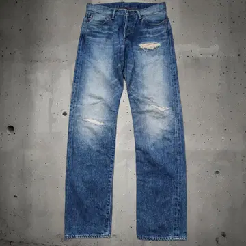 JAPAN BLUE JEANS 데미지 가공 셀비치 데님 팬츠 JB0463