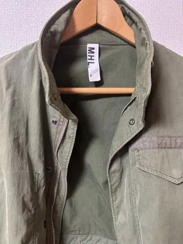 MHL. 마가렛 호웰 올리브 그린 밀리터리 자켓