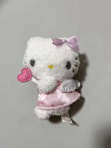 키티 천사 마스코트 키링 봉제 인형