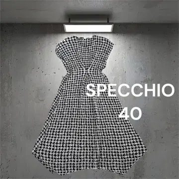 SPECCHIO 스페치오 롱 원피스 하운드투스 체크
