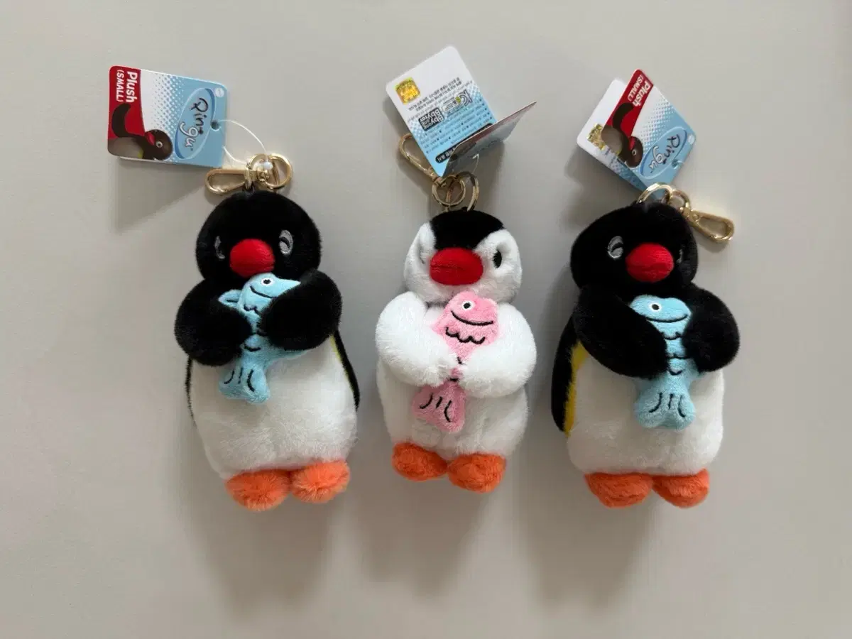 Cute Pingu Plush Doll Key Ring