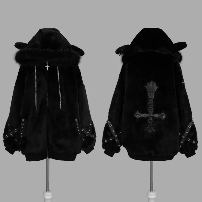Dimmoire dimmoire baby sheep Sheep Fur Parka #딤모아르 on Bunjang