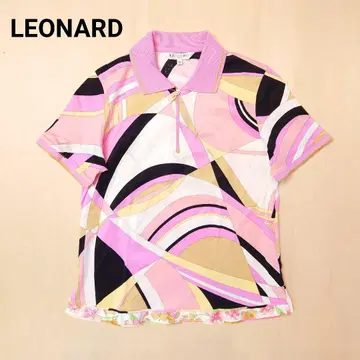 leonard 반팔 폴로 셔츠 일본제 레오나르 하프 지퍼 스포츠