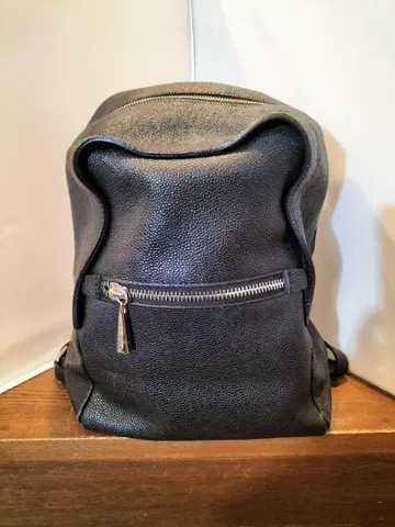 GIANNI CHIARINI 가죽 천연 가죽 백팩 백 블랙