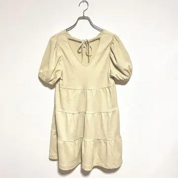 H&M 여성용 반팔 원피스 M 사이즈 팍스리프 캐주얼 봄/여름