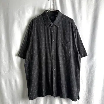 90s ARROW 추상 패턴 레이온 셔츠 XL